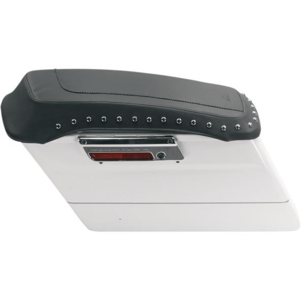 Saddlebag Lid Covers - Chrome Studs