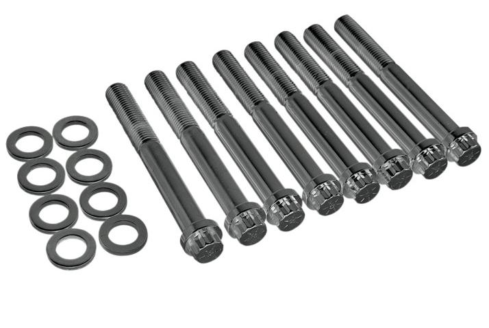 Headbolt Kit - 12 Point - Chrome
