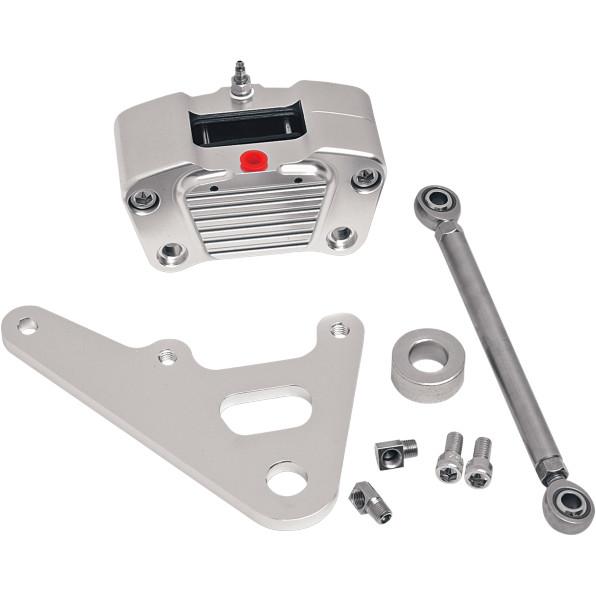 2-Piston Custom Rear Brake A-Caliper Kit - Classic Chrome