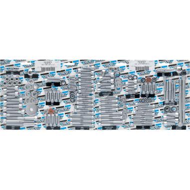 Motor Socket-Head Bolt Set - Smooth - Chrome