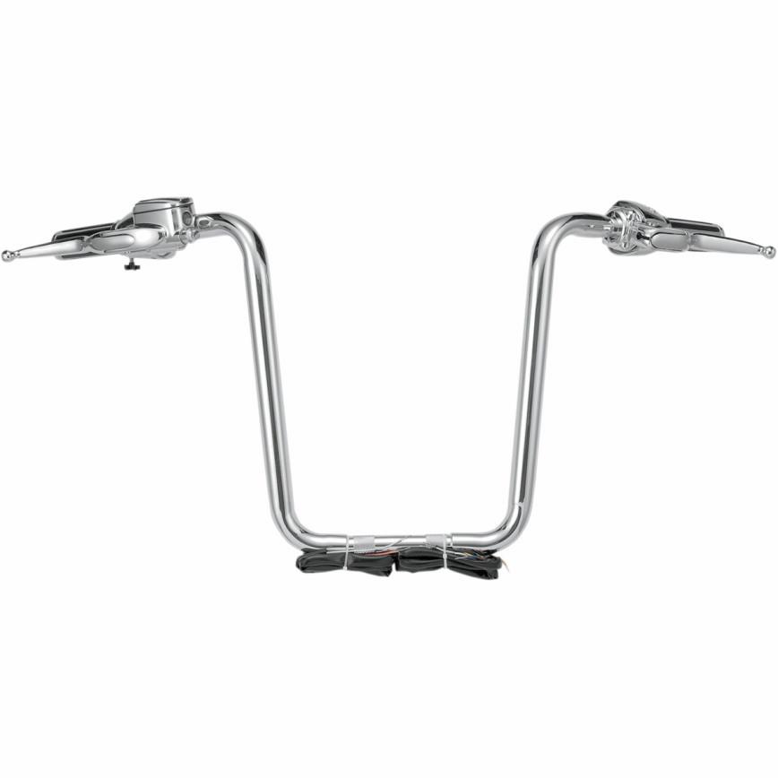 1-1/4in. Preassembled Standard Ape Hanger Handlebar Kit - 17in. - Chrome