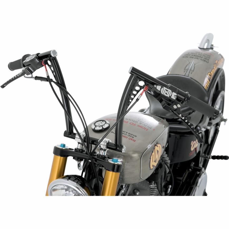 1in. Vintage Handlebar - Black Powdercoat