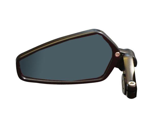 Arrow Bar End Mirror - Black