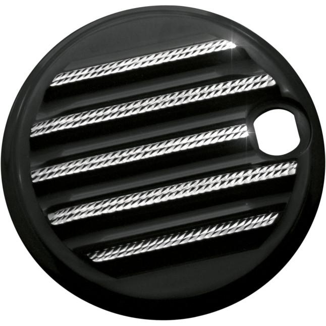 Fuel Door - Finned - Black Diamond Edge