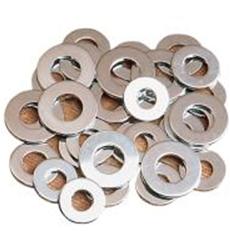 Chrome Flat Washer - 3/8in.