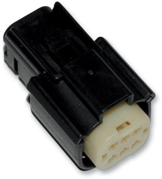 Molex MX 150 Female Connector - 6-Pin - Black