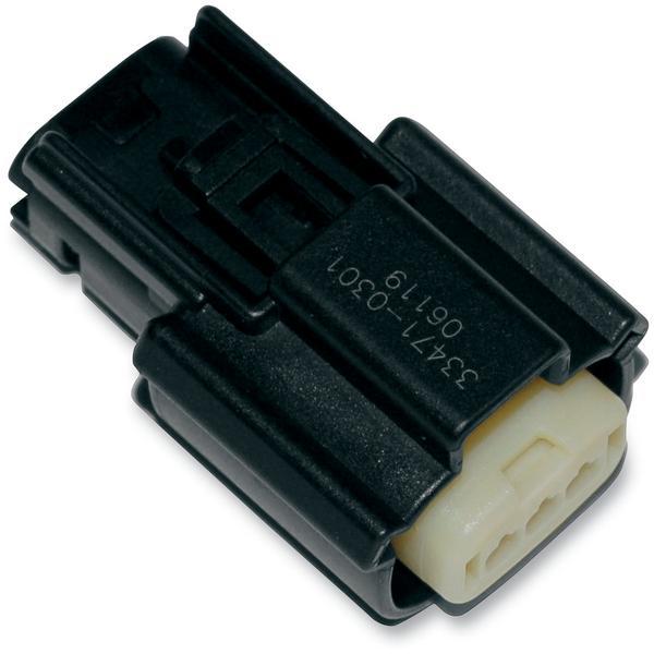 Molex MX 150 Female Connector - 3-Pin - Black