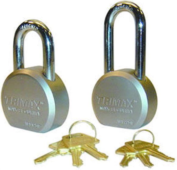 Maximum Security Padlock - 64mm Round Body, 1.25in. x 11mm Shackle, Rekeyable