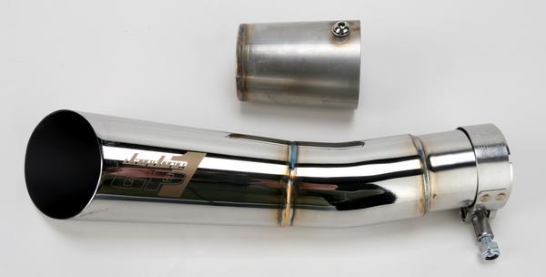GP1 Slip On - Polished Stainless Steel Canister - No Muffler