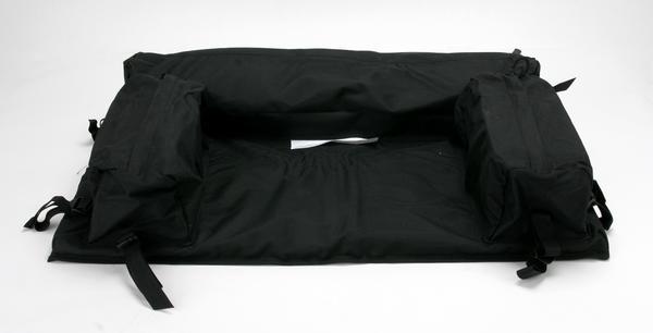 Padded Rear Rack Pack - Black