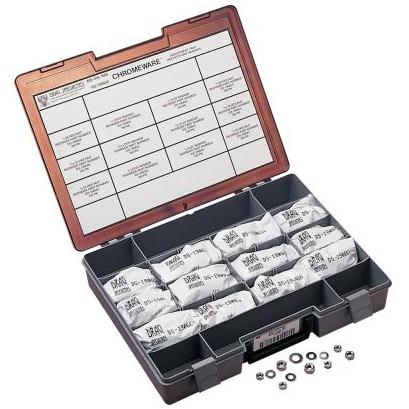 Chrome Washer and Hex Nut Assortment