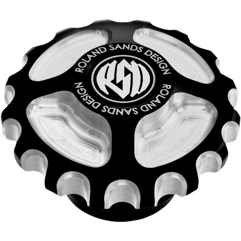 Billet Aluminum Gas Cap - Gear Drive - Contrast Cut