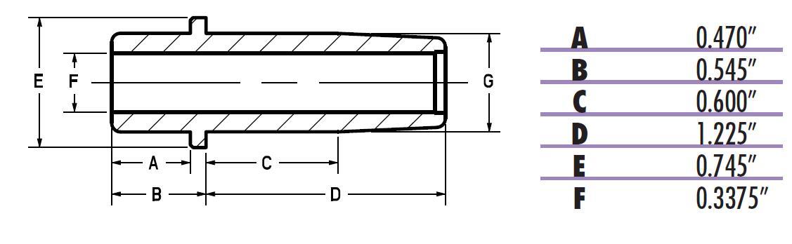 Cast Iron Exhaust Valve Guide (+.002in.)
