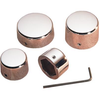 3/4in. Chrome Axle Caps - Rear