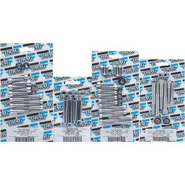 Lifter Base Socket-Head Bolt Set - Knurled - Chrome