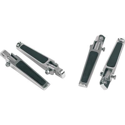 Straight Male Mount for Footpegs with Rubber Inlay