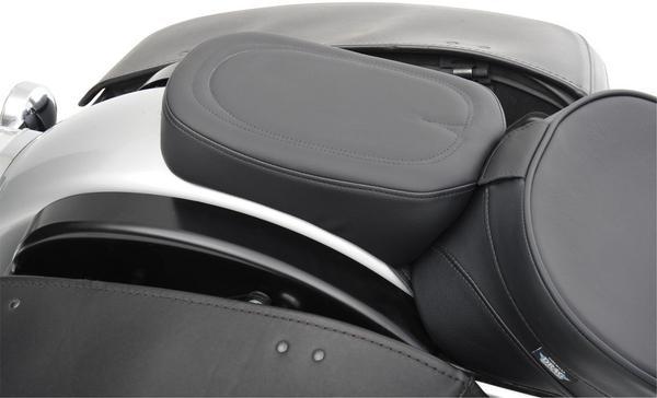 Solo Rear/Pillion Seat - Narrow - Black Pinstripe