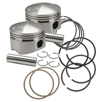 Forged Piston Kit (80ci.) - Standard Bore 3 1/2in. +.020.,8:1 Low Compression