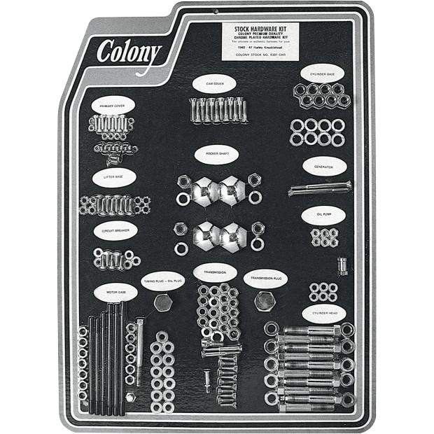 Complete Stock Hardware Kit - Cadmium