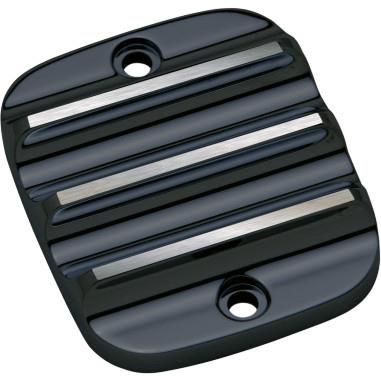 Front Master Cylinder Cover - Finned Black