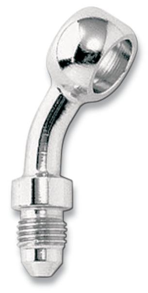 Universal 35deg. Banjo Fitting - 7/16in. - Chrome