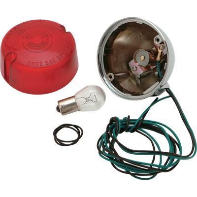 Rear Turn Signal - Single-Filament with Red Lens