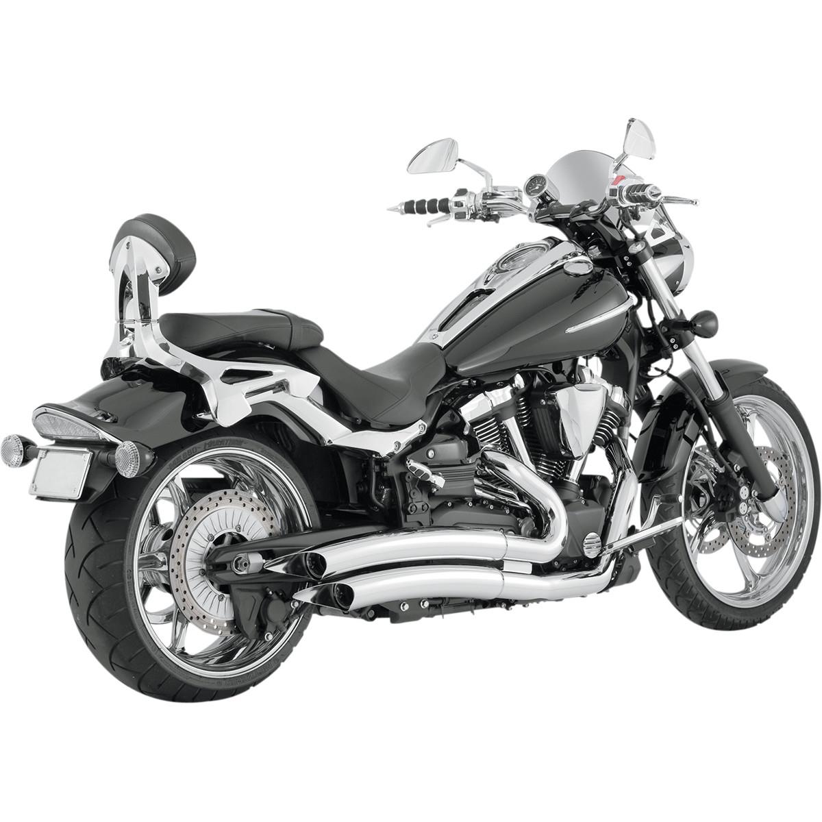 Big Radius 2-Into-2 Exhaust System - Chrome
