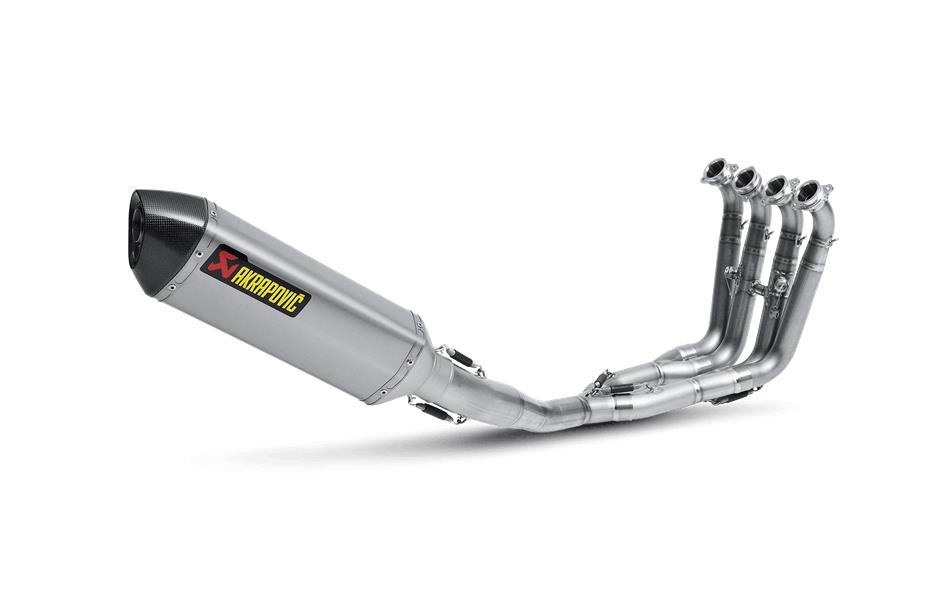 Racing Line Full System Exhaust - Titanium Muffler