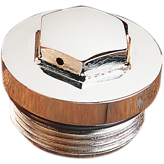 Filler Cap Breather - Hex - Chrome