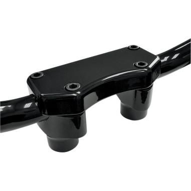 Handlebar 1.5in. Riser/Top Clamp Kit - Black
