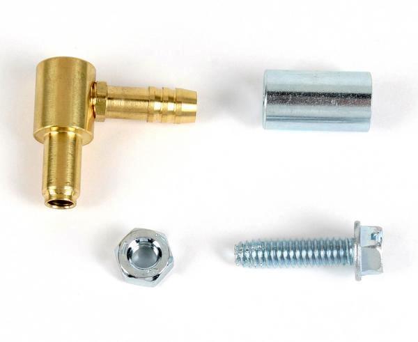 Hi-Flow Fuel Nipple - Single Outlet - Brass