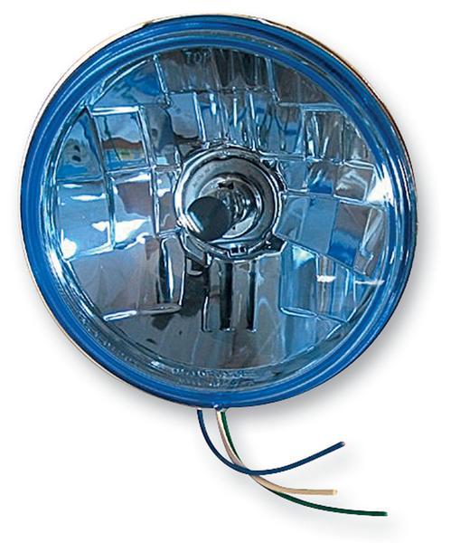 Diamond-Style Light Kit - 4 1/2in Blue Tint Lens Spotlight - 50W