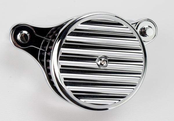 High Performance Air Cleaner Assembly - Finned Chrome