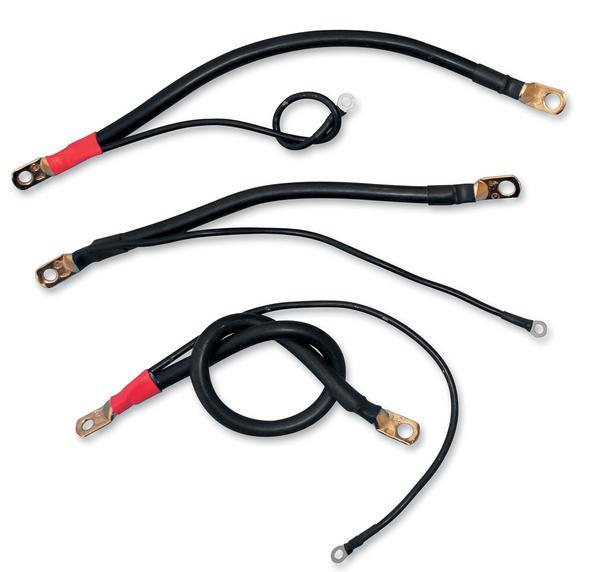 Negative Battery Cable with Auxiliary Wire - 10in