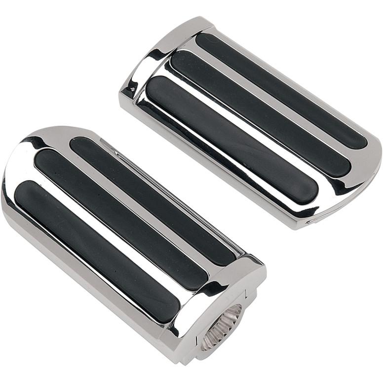 Chrome Adjustable Designer Footpegs - Rail