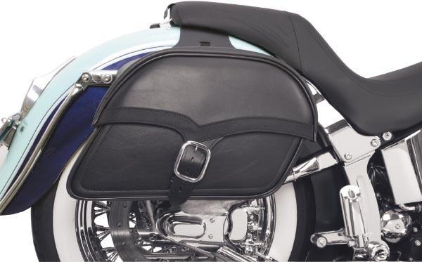 Midnight Express Drifter Slant Saddlebag - 15 1/2in.L x 5in.W x 9 1/2in.H