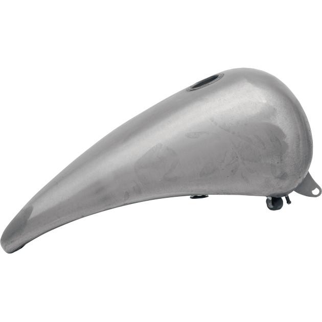 Dash Style One-Piece Gas Tank  w/ Fuel Gauge Bung & Single Screw-In Cap - 2in. Extended