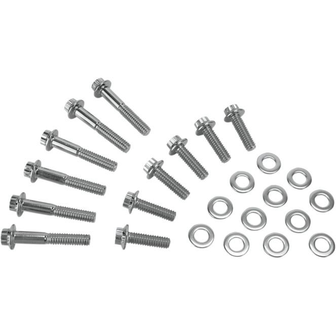 Rocker Box 12-Point Polished Stainless Engine Bolt Kit