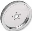 Polished 1 1/2in. Rear Belt Pulley - Solid - 65T