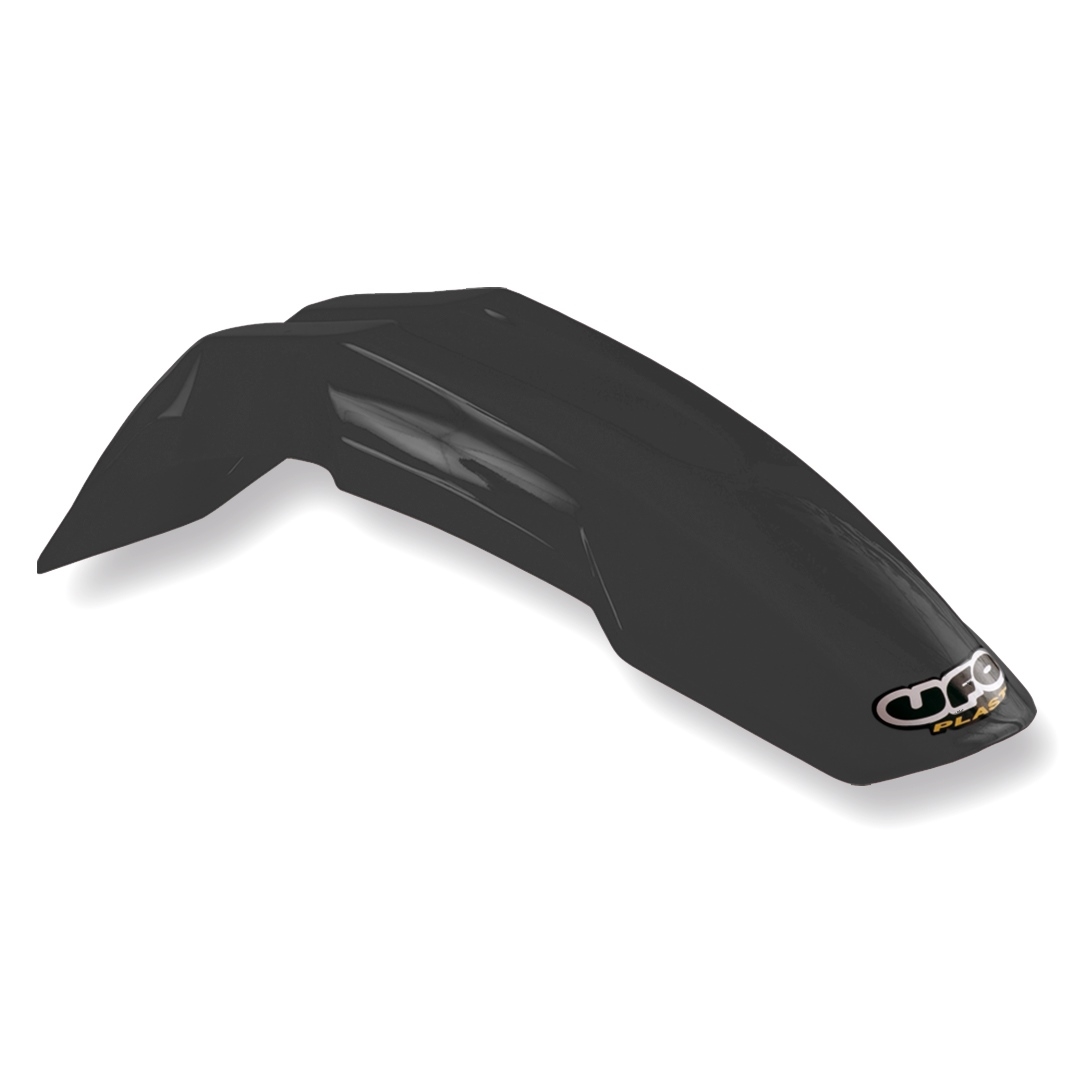 Universal Spade Supermoto Front Fender - Design 2 - Black