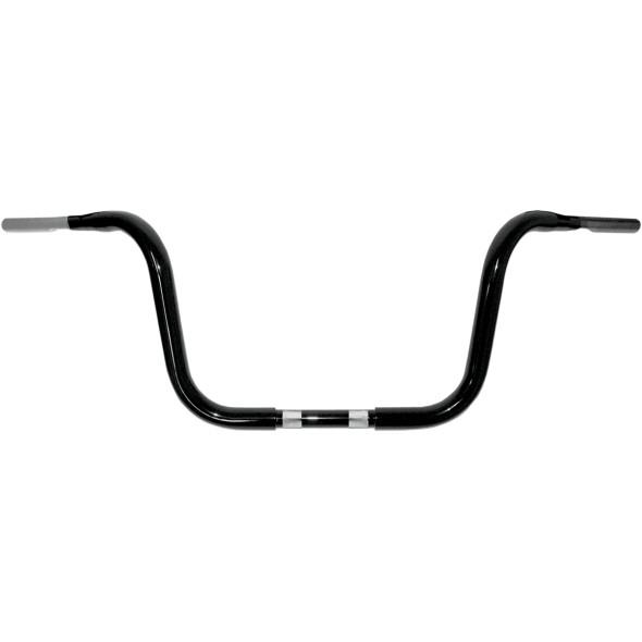 1-1/4in. Buffalo Touring Ape Hanger Handlebar - 10in. - Gloss Black