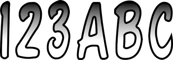 Series 200 Premium Registration Kit - Gradation - White/Black