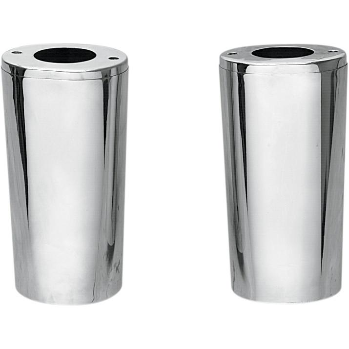 Fork Slider Covers - +2in. - Chrome