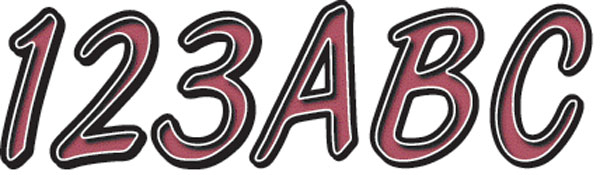 Series 400 Registration Kit - Burgundy/Black