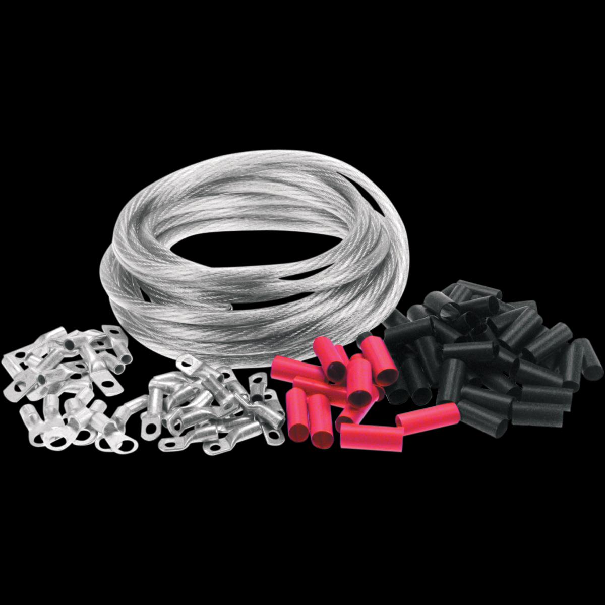 25ft Translucent Black Bulk Cable