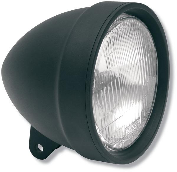 5 3/4in. Die-Cast Headlight Assembly - Matte Black Headlight