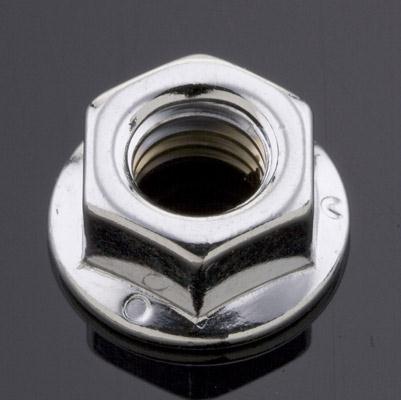Chrome Flange Nuts - 5/16in.-24 - Fine Thread