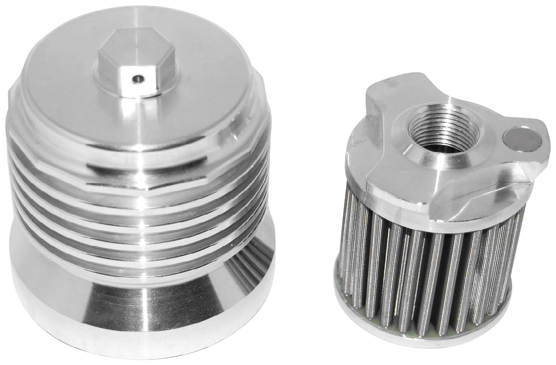FLO Spin On Stainless Steel Oil Filter