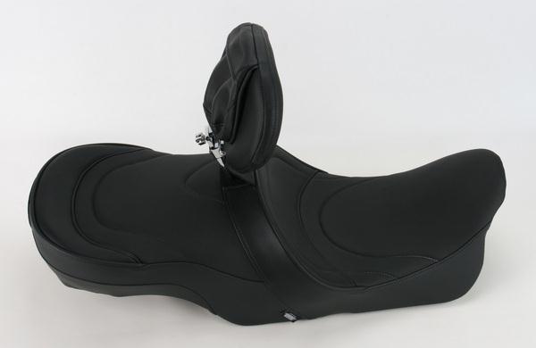 Forward-Positioning Low-Profile Double Bucket Seat with EZ Glide I Backrest - Mild Stitch