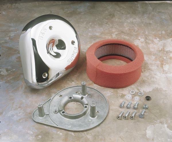 Teardrop Air Cleaner Kit for S&S E and G Series Carburetors